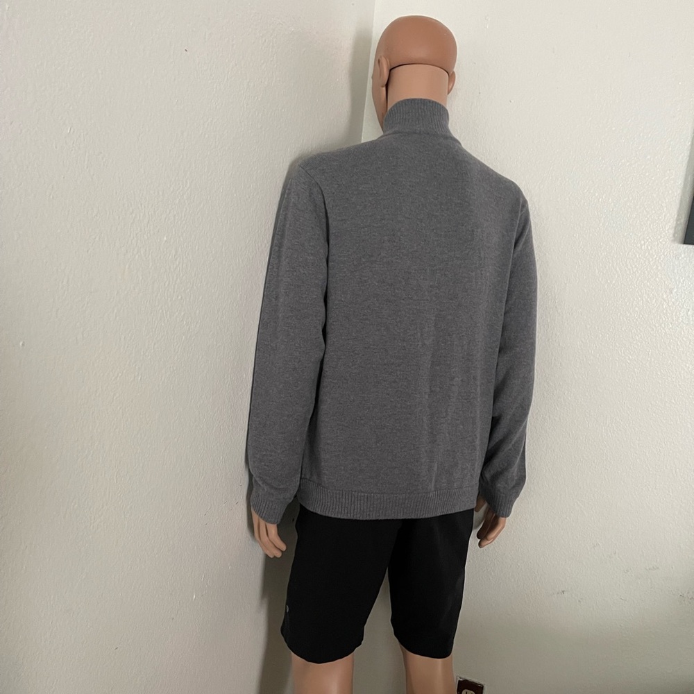Patagonia Sweater Men's Gray -Quarter Zip-Size none measurements In the Photos - Picture 7 of 16